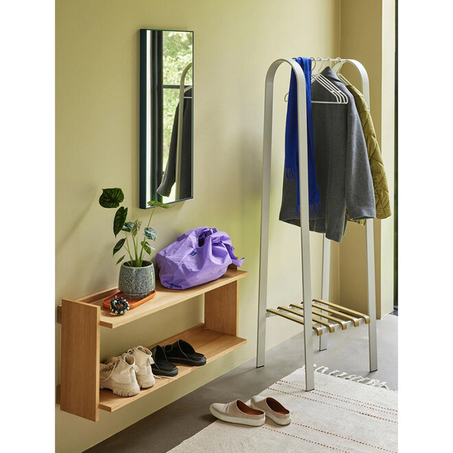 Kledingrek Sempre Grijs Olijf H162cm