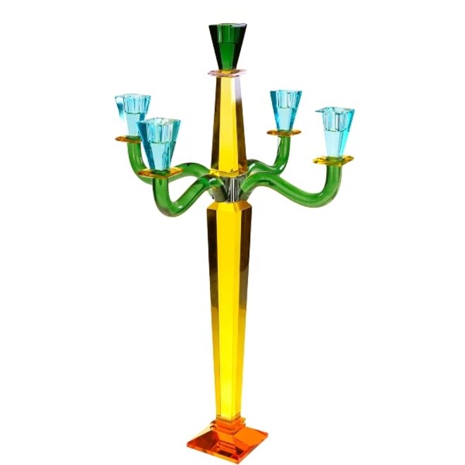 Glazen Kandelaar Fancy Crystal H60cm