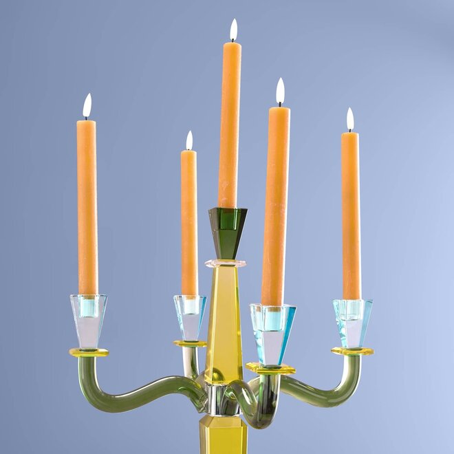 Glazen Kandelaar Fancy Crystal H60cm