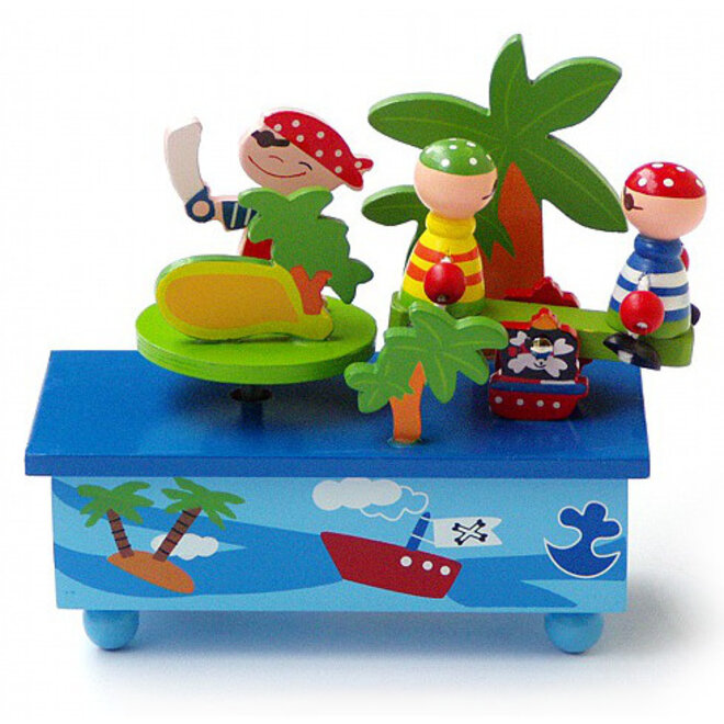 Speeldoos Houten Piratenspeelplaats