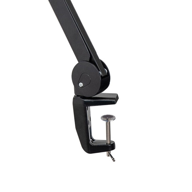Tafellamp Loupe met tafelklem 10W/LED Zwart