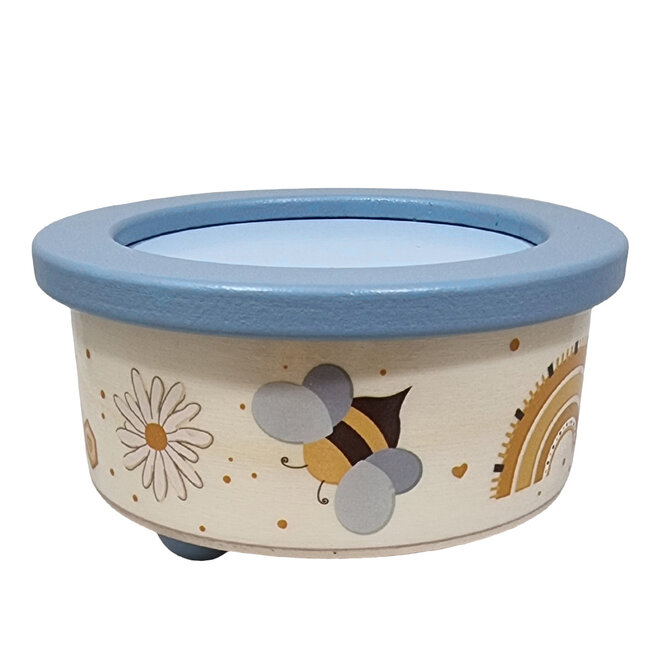 Speeldoos dansende Honingbij met Korf