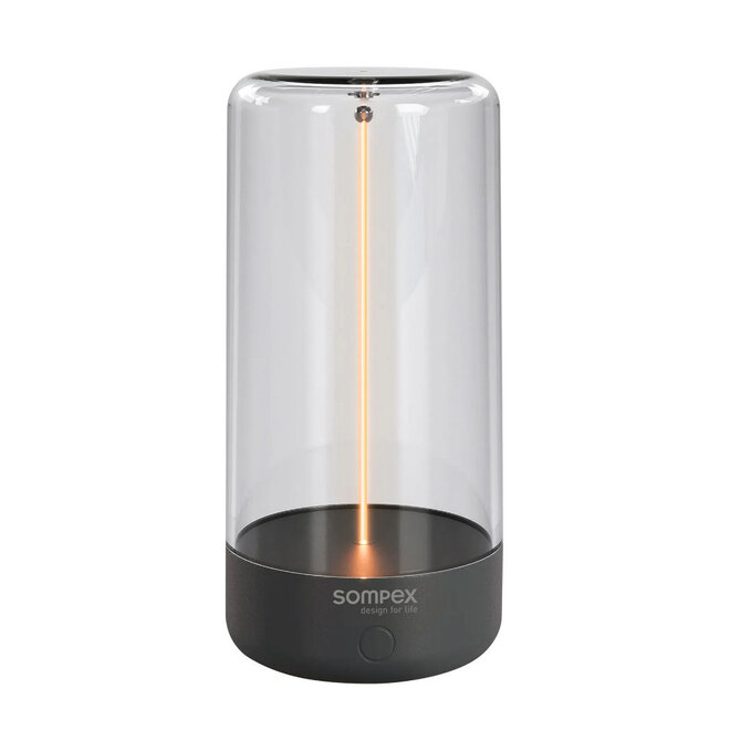 Sompex Oplaadbare Tafellamp Pulse | in- & outdoor | antraciet