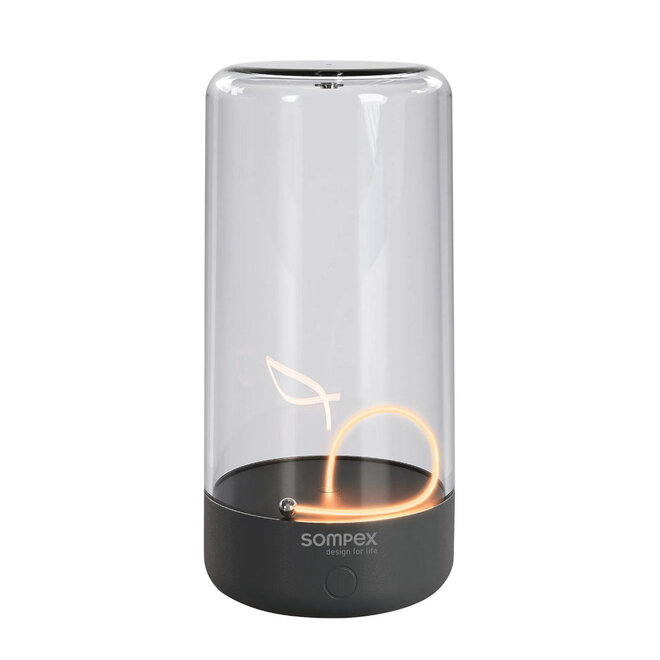 Sompex Oplaadbare Tafellamp Pulse | in- & outdoor | antraciet