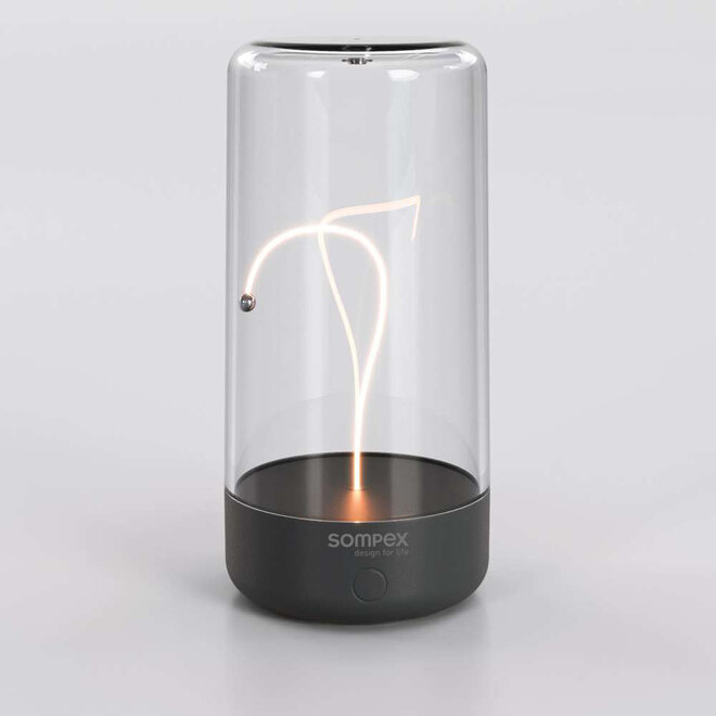 Sompex Oplaadbare Tafellamp Pulse | in- & outdoor | antraciet
