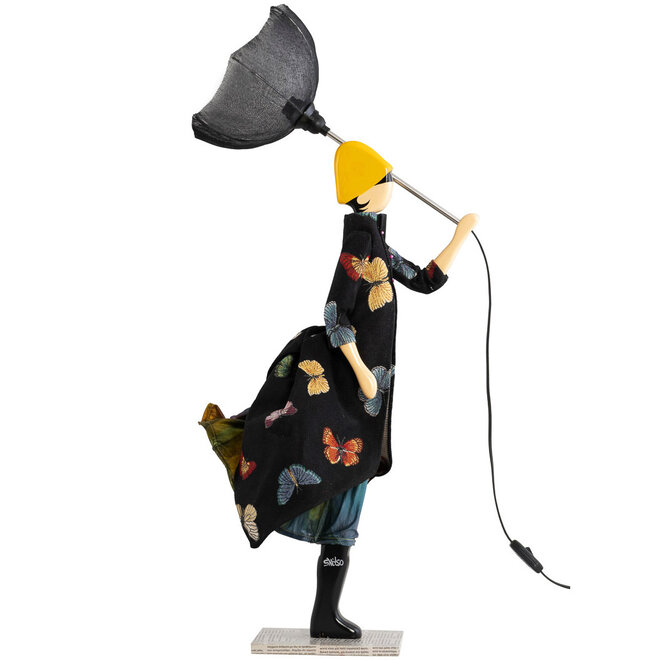 Tafellamp Paraplu dame Flaia