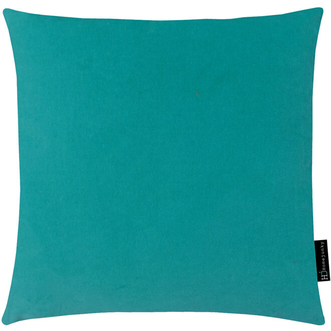 Sierkussen Velours Turquoise 45x45