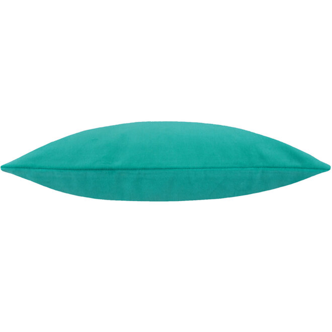 Sierkussen Velours Turquoise 45x45