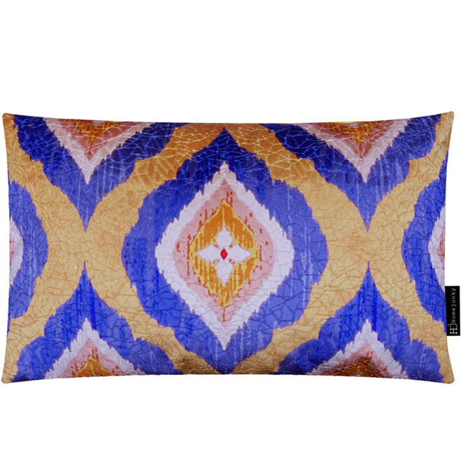 Sierkussen Hadaya Orange Blue 60x40