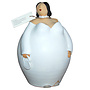 De Directeursvrouw, wit, Keramiek H25cm