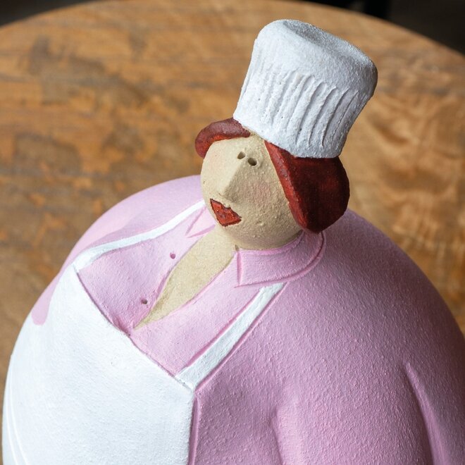 Kokkin Betty Paletti Rosa, Keramiek H23cm