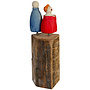 Achter elke succesvolle vrouw staat een sterke man, Keramiek H32cm