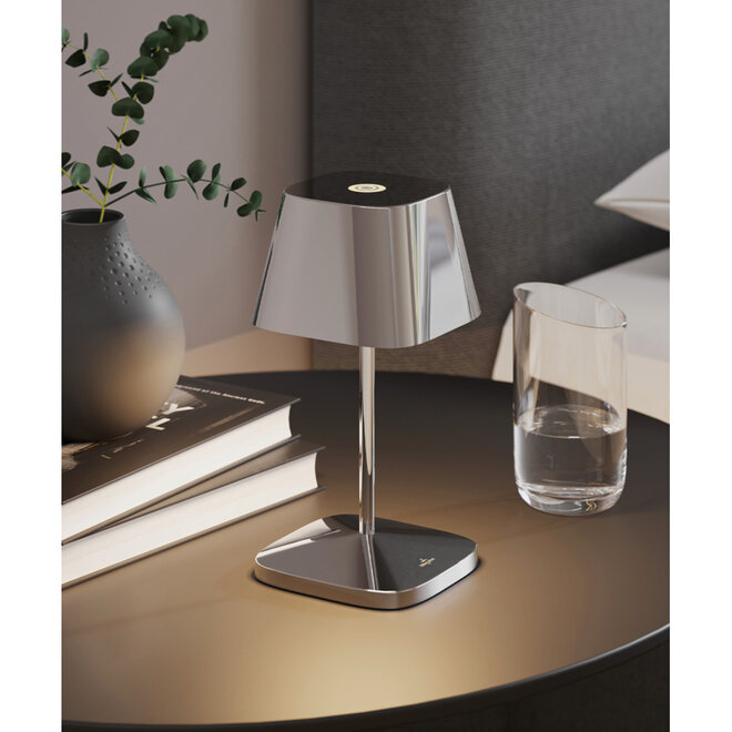 Villeroy & Boch Accu Tafellamp Neapel 2.0, chroom