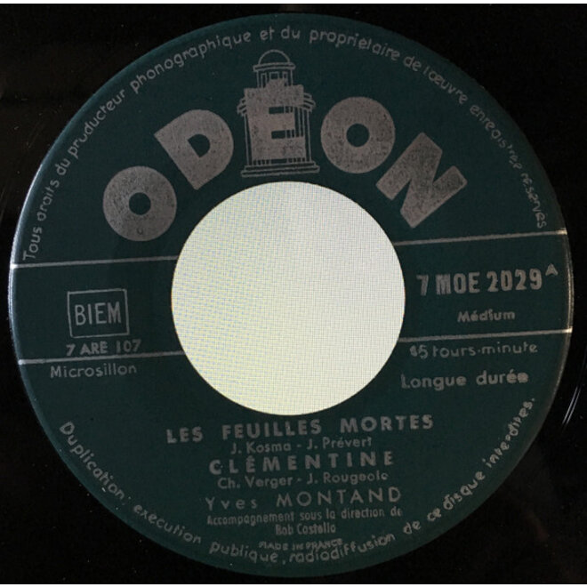 Muziekdoosje met melodie: Autumn Leaves/Les feuilles mortes