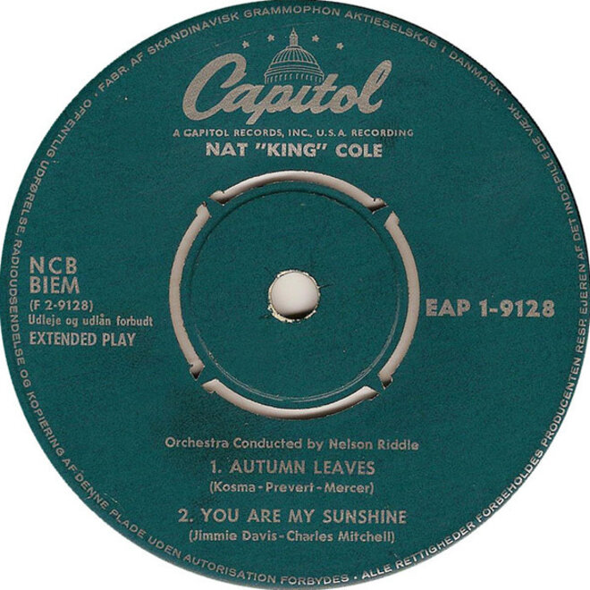 Muziekdoosje met melodie: Autumn Leaves/Les feuilles mortes