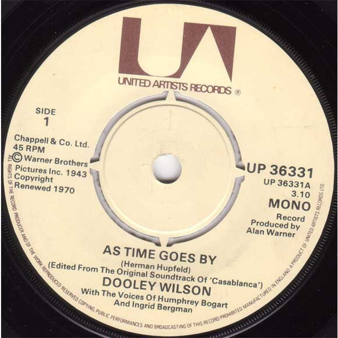Muziekdoosje met melodie: As Time Goes By (Casablanca)