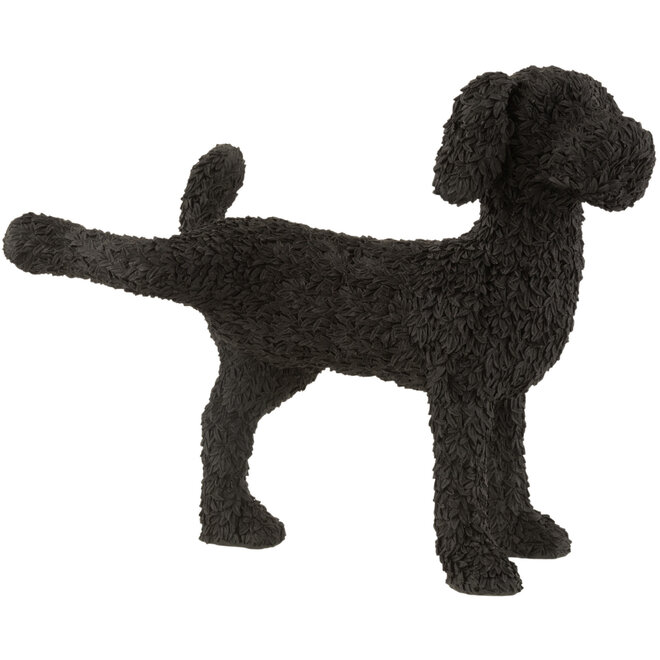 Plassende Hond Max 44cm, zwart