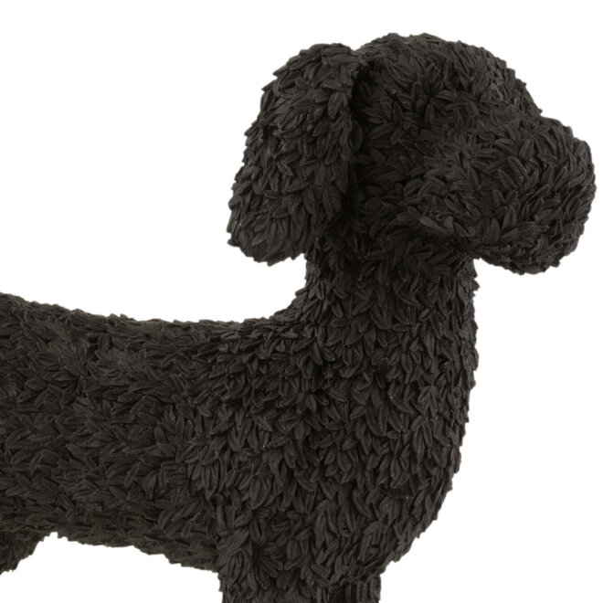 Plassende Hond Max 44cm, zwart