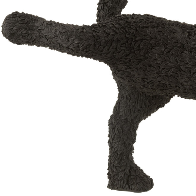 Plassende Hond Max 44cm, zwart