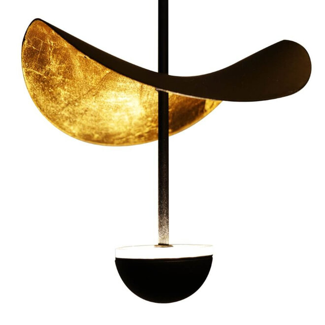 Hanglamp Wings of Light Zwart Goud