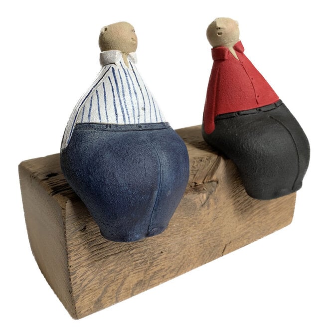 Twee vrienden "communicatie-experts"