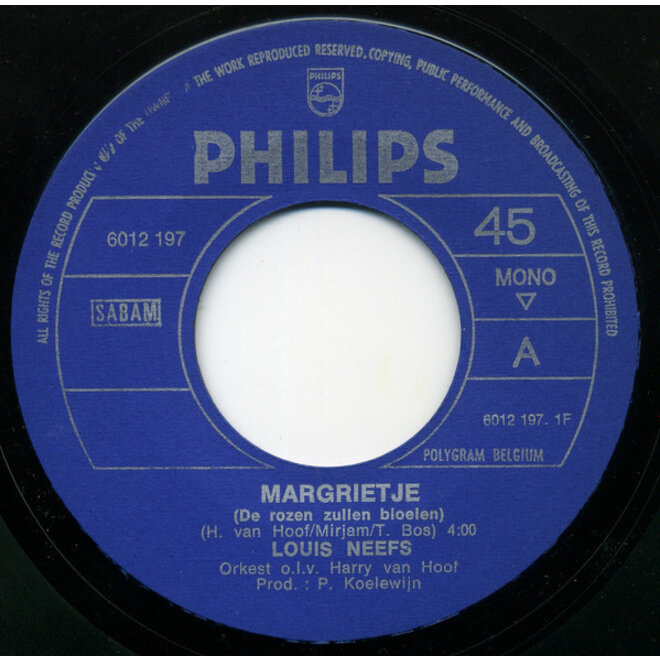 Muziekdoosje met melodie: Margrietje (Louis Neefs)