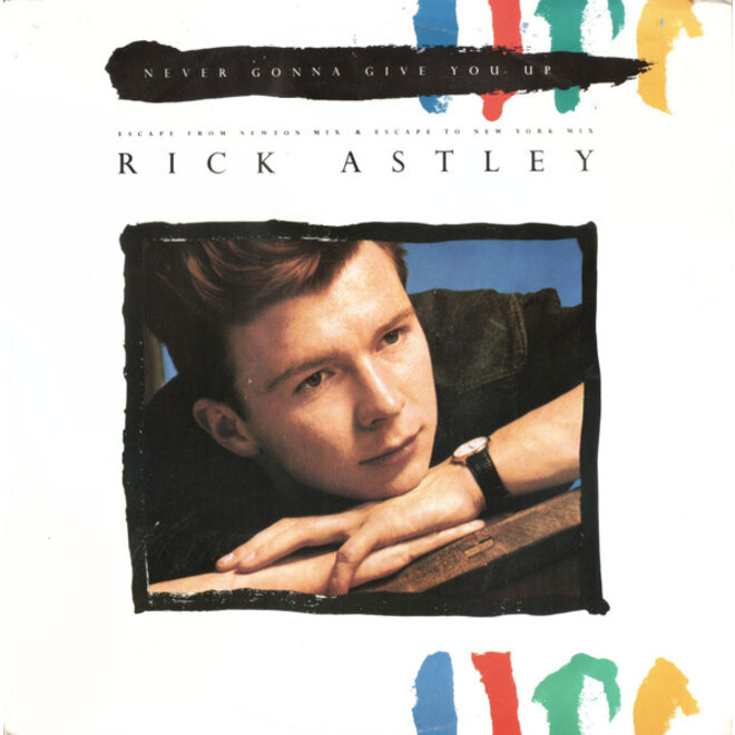 Muziekdoosje met melodie: Never Gonna Give You Up (Rick Astley)