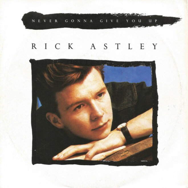 Muziekdoosje met melodie: Never Gonna Give You Up (Rick Astley)