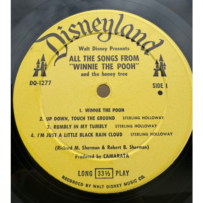 Muziekdoosje met melodie: Little Black Rain Cloud (Winnie the Pooh)