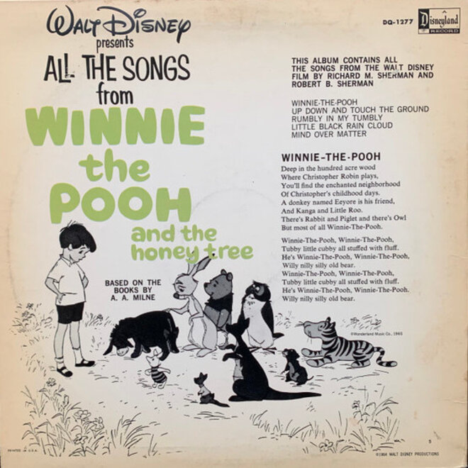 Muziekdoosje met melodie: Little Black Rain Cloud (Winnie the Pooh)