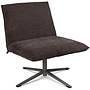 Fauteuil Bresha Bruin Rib