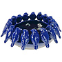 Decoratieve Schaal met Vogels, blauw Ø35cm