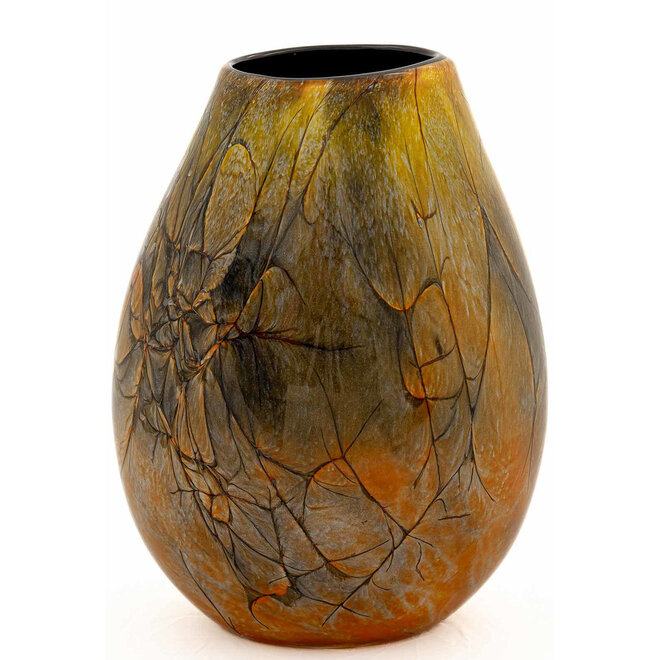 Glass Art Vaas Organic Magma H30cm