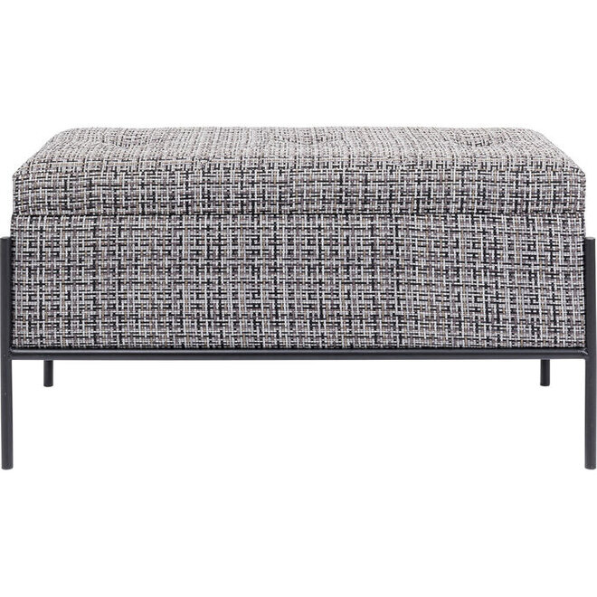 Bench Buttons Storage B&W Small