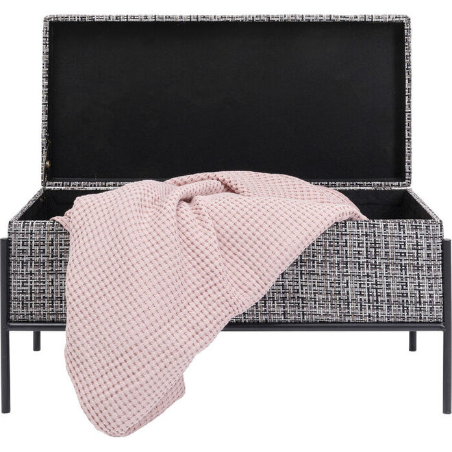 Bench Buttons Storage B&W Small