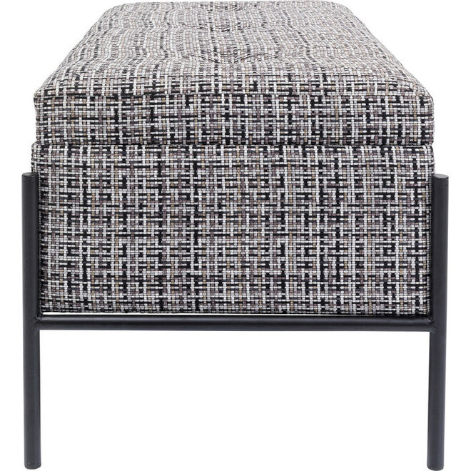 Bench Buttons Storage B&W Small