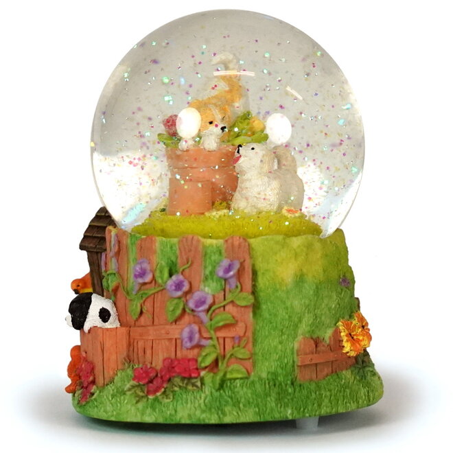 Sneeuwbol Honden in de tuin