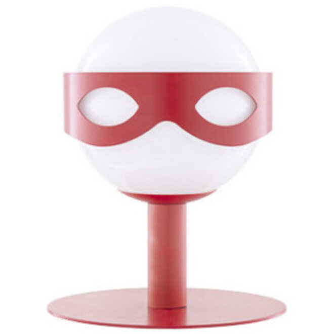 Tafellamp Arsène GM Masker rood H32cm