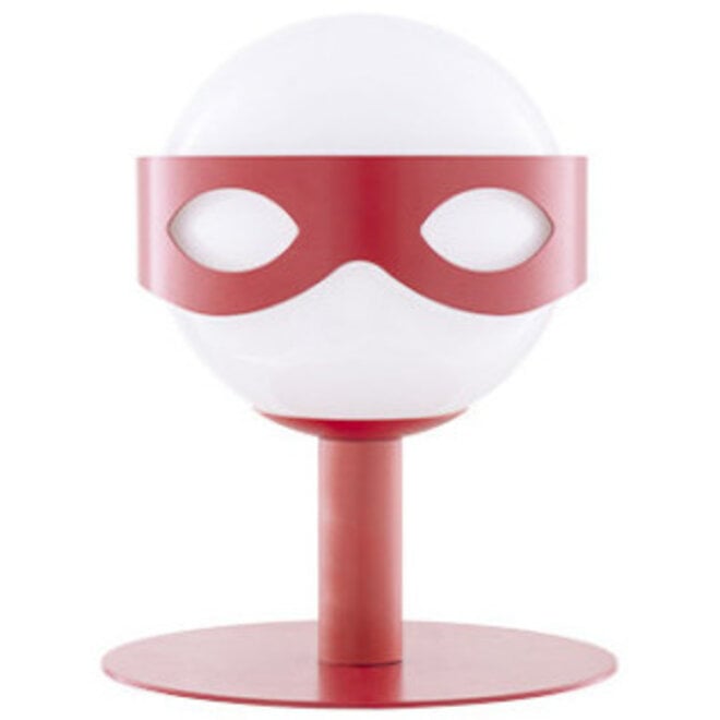 Tafellamp Arsène GM Masker rood H32cm