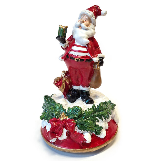 Speeldoos Kerstman met cadeautjes