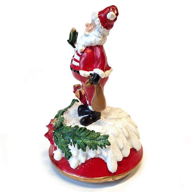 Speeldoos Kerstman met cadeautjes