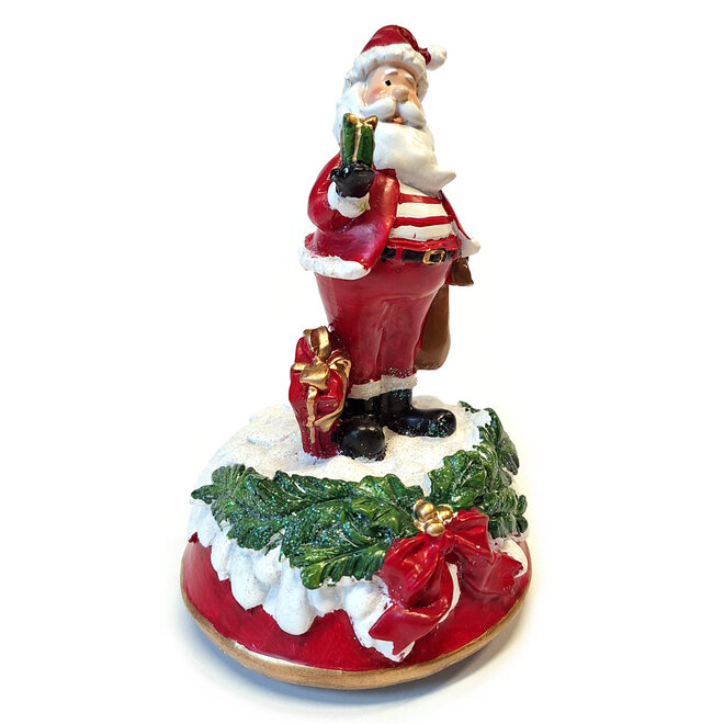 Speeldoos Kerstman met cadeautjes