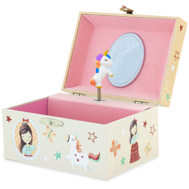 Sieradendoos Regenboog Eenhoorn