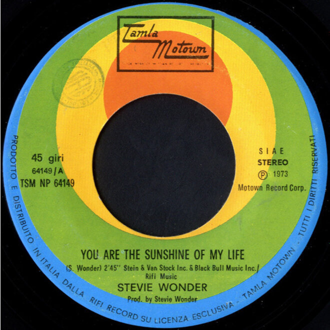 Muziekdoosje met melodie: You Are the Sunshine of My Life (Stevie Wonder)