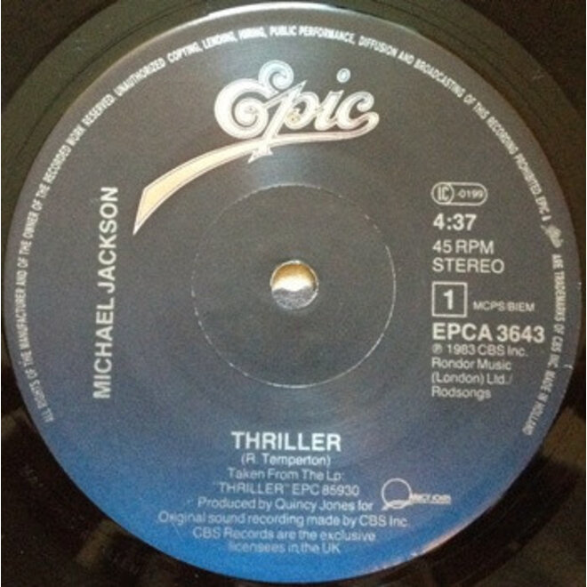 Muziekdoosje met melodie: Thriller (Michael Jackson)