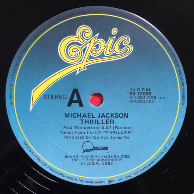 Muziekdoosje met melodie: Thriller (Michael Jackson)