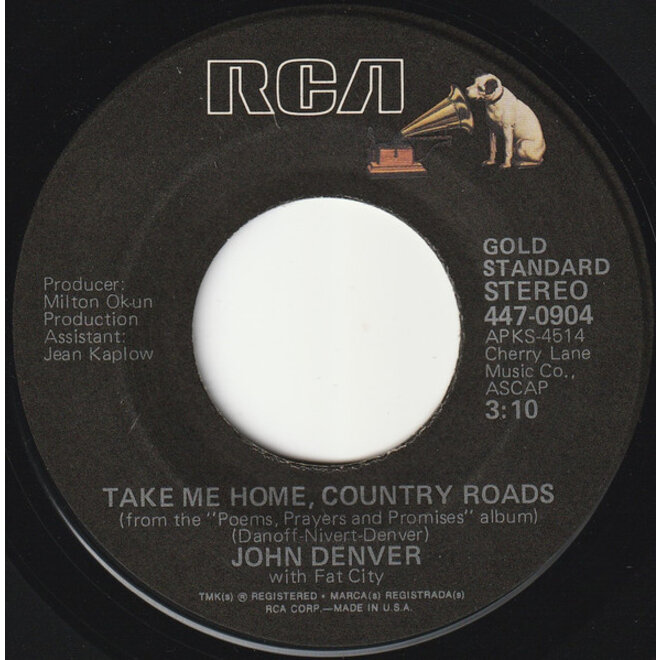 Muziekdoosje met melodie: Take me home country road