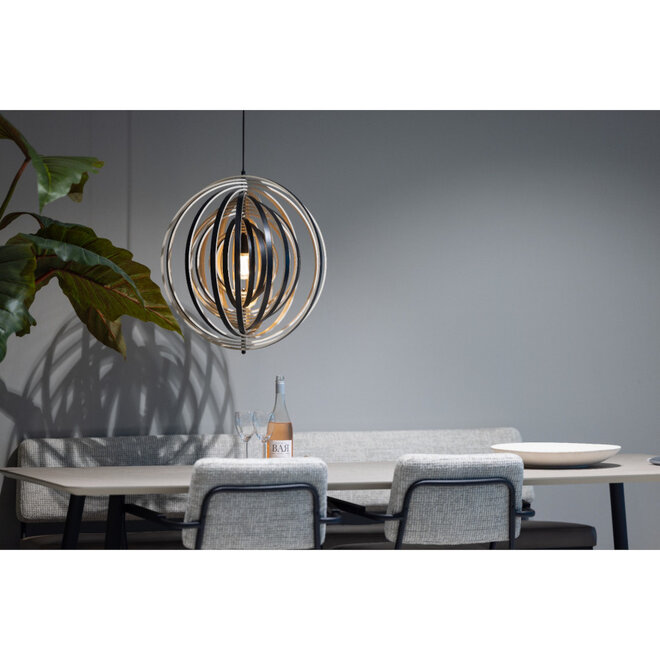 Hanglamp Woody zwart Ø59cm