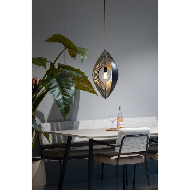 Hanglamp Woody zwart Ø59cm