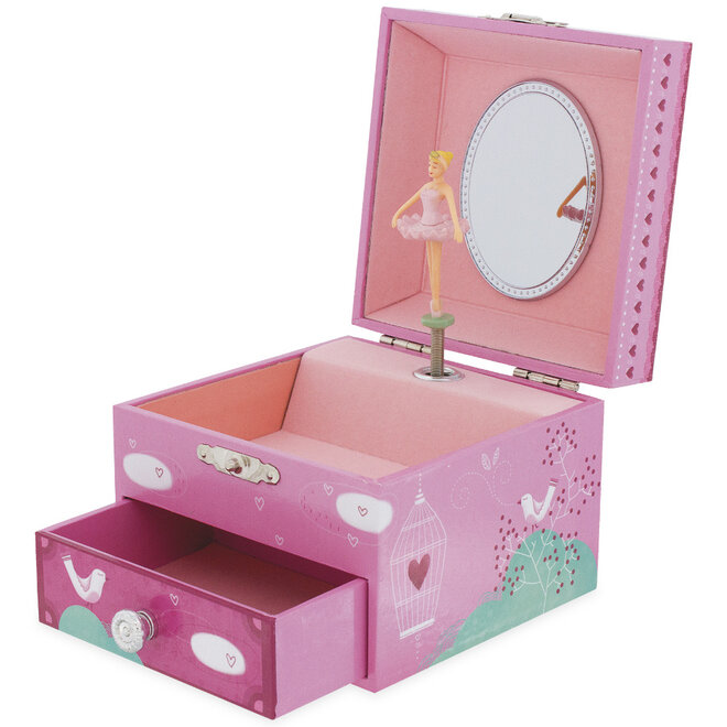 Sieradendoos Meisje bij Vogelkooi